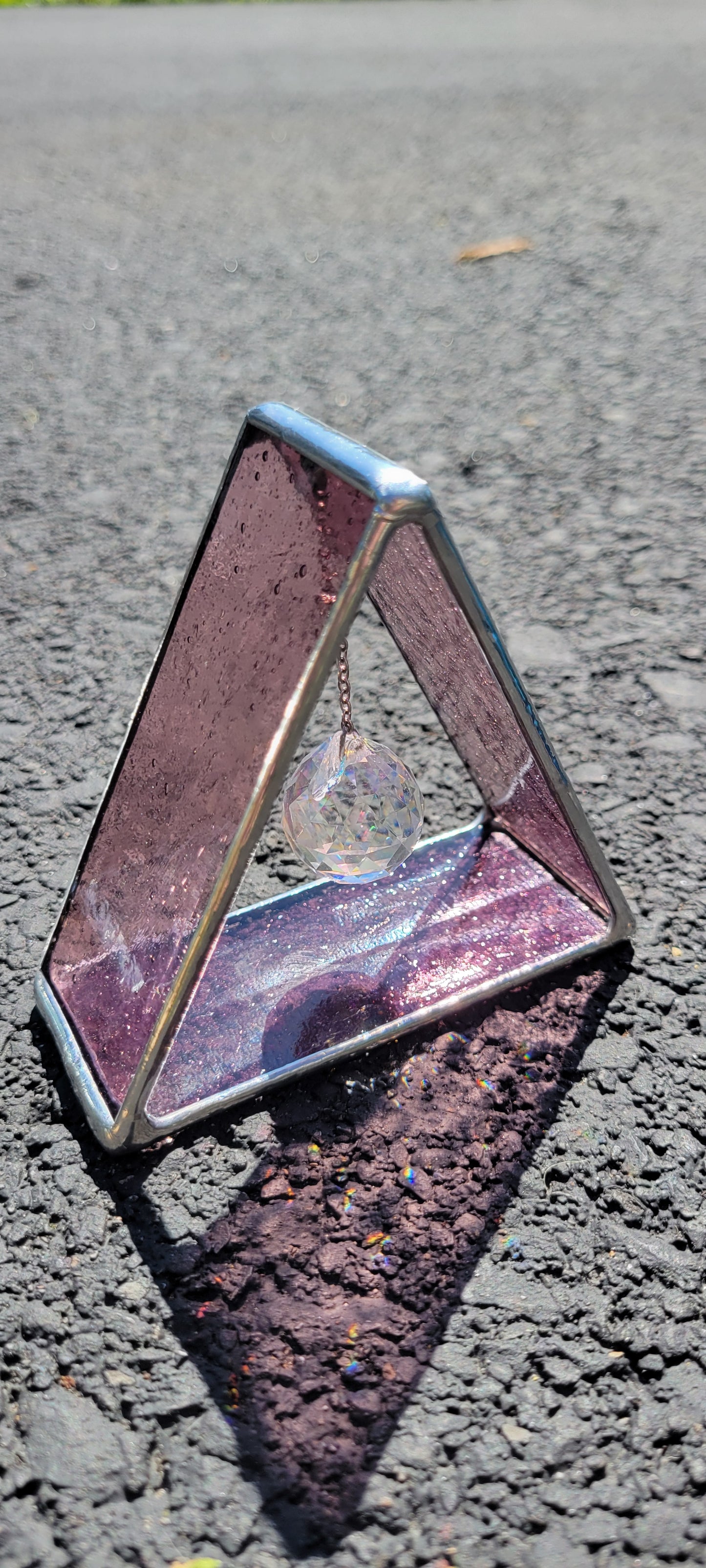 3D Suncatcher - light purple